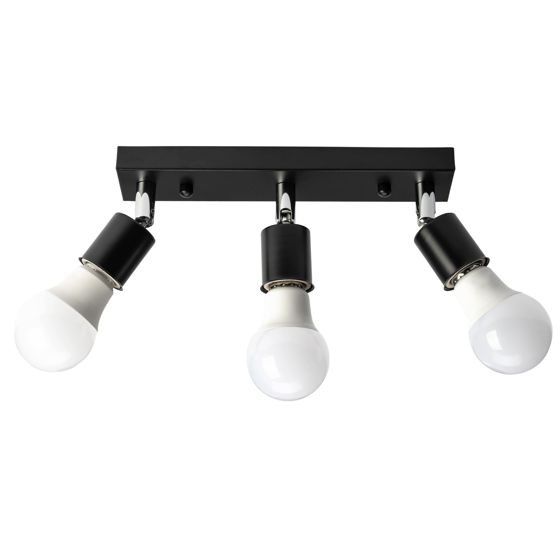 TOOLIGHT taklampa APP699-3C LINE Svart 10x25x10cm