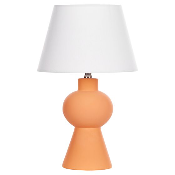 Bordslampa FABILOS Keramik Orange