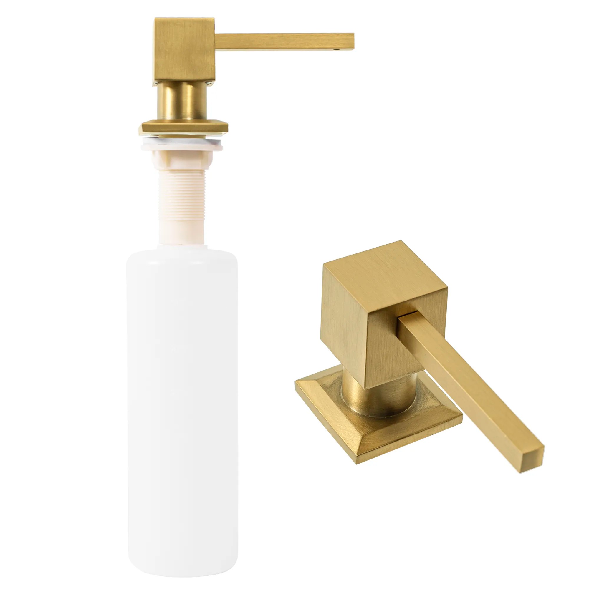 REA Tvåldispenser 330ML Borstat Guld, 10x5x27cm