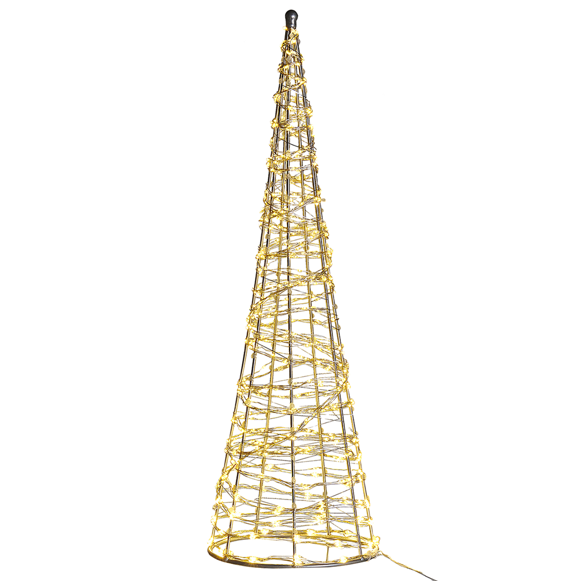 Utomhusdekoration LED KOTALA 57 cm Julgran Silver