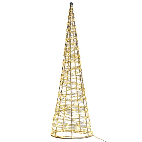 Utomhusdekoration LED KOTALA 57 cm Julgran Silver