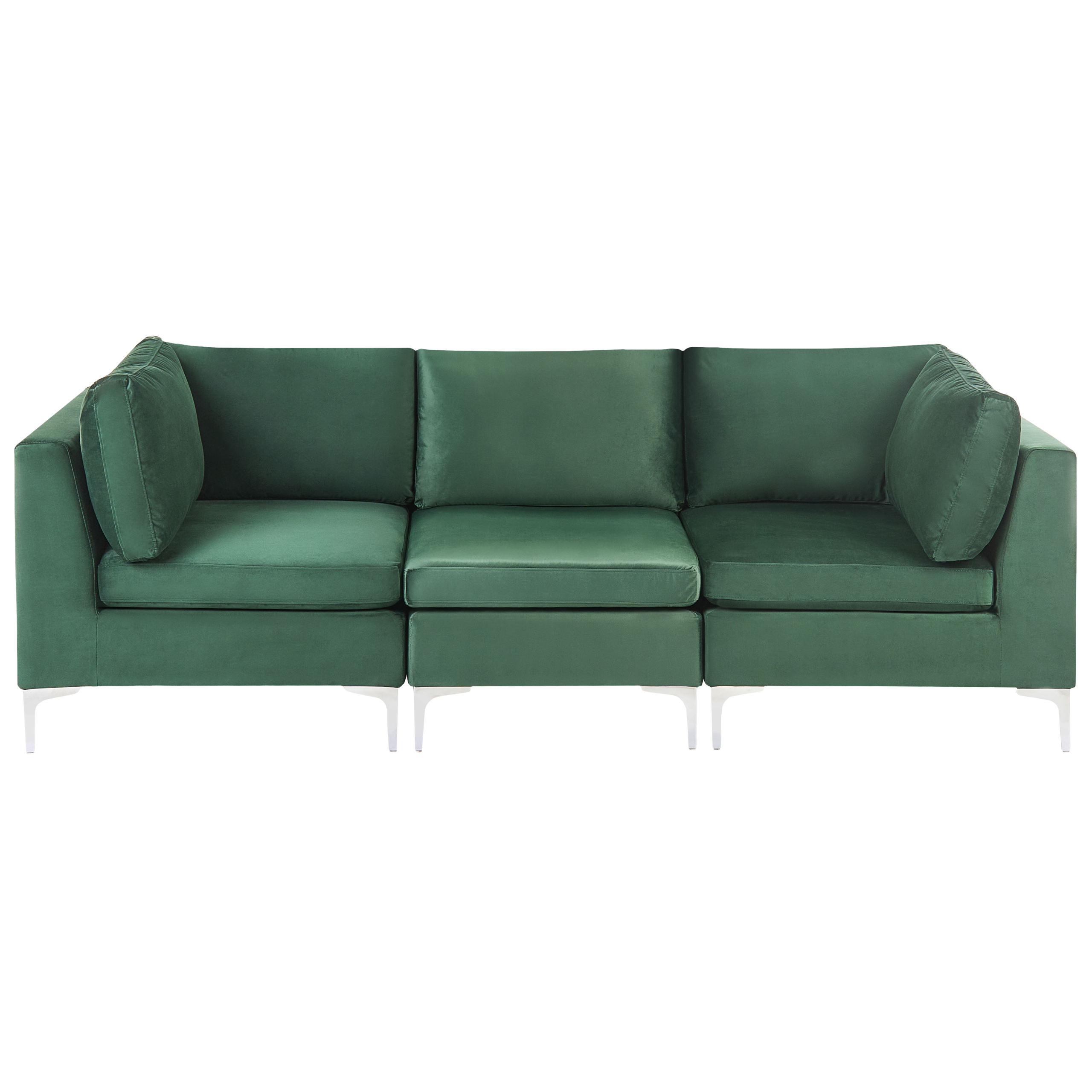 Modulsoffa 3-sits EVJA Sammet Grön