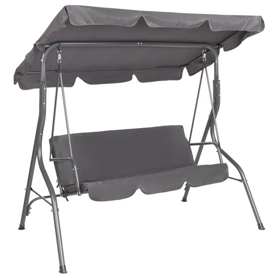 Hammock CHAPLIN Metall Mörkgrå