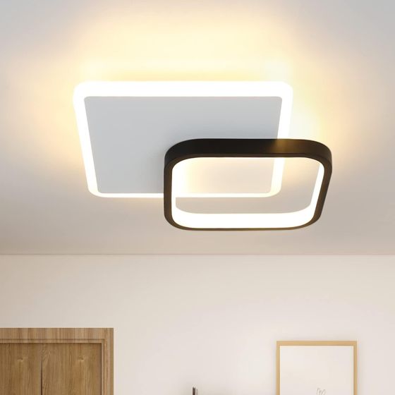 NETTLIFE LED - taklampa, 3000K, 245cm, 22W, hall, lampa, modern, designkök, lampa, svart, för sovrum, vardagsrum