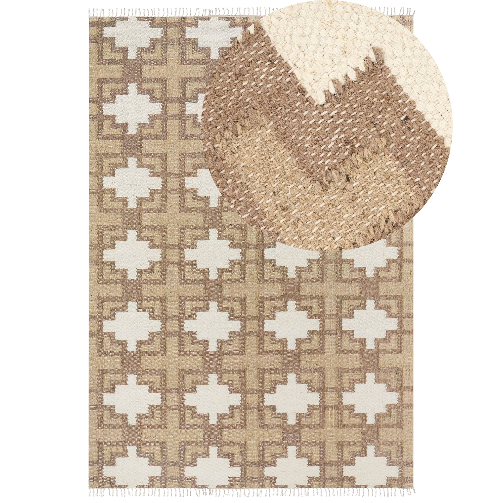 Matta KONURTAY Beige 200 x 300 cm Jute
