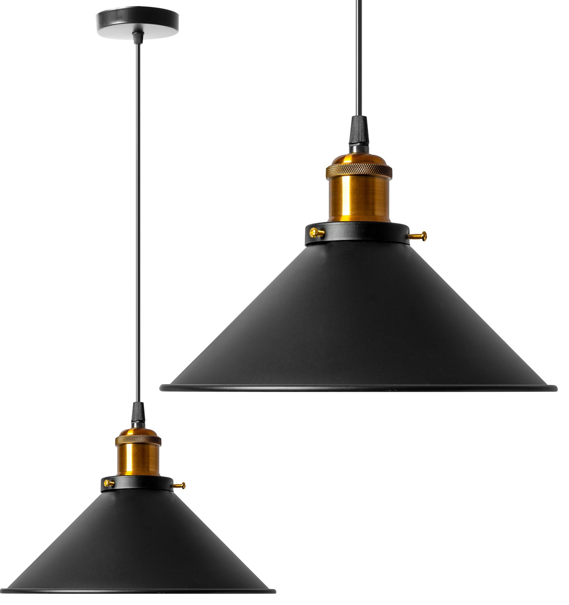 TOOLIGHT hängande taklampa APP016-1CP PORTO Svart 26x10x15,5cm