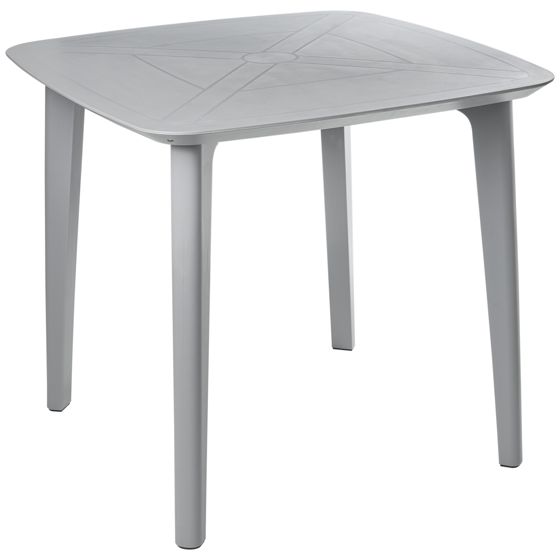 Trädgårdsmatbord SORICO 86 cm 86 cm Grå