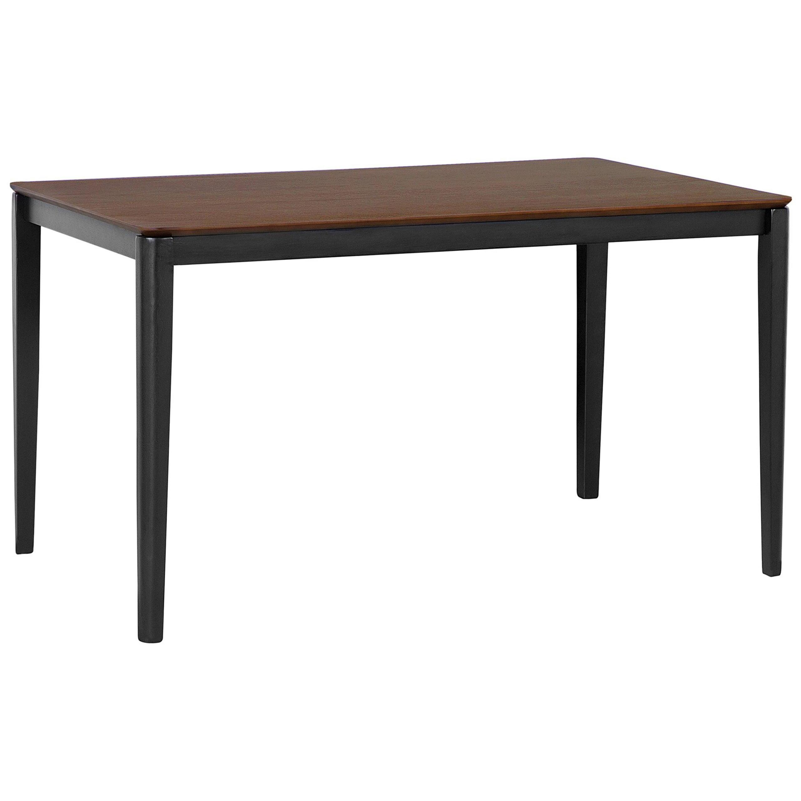 Matbord CEDAR Mörk valnötsfanér 135 cm 80 cm