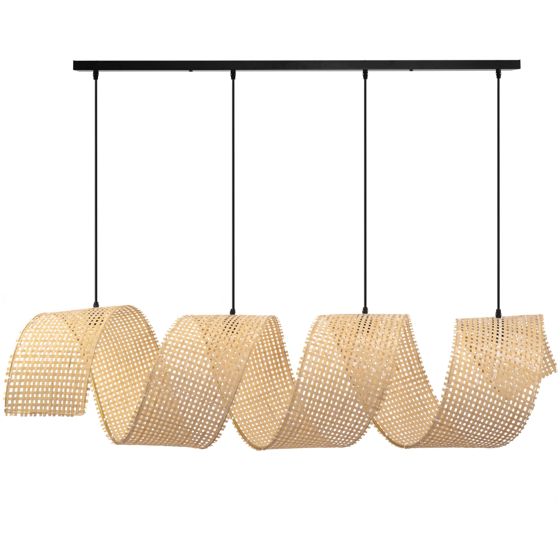 TOOLIGHT hängande taklampa APP1643-4CP SPIRAL BOHO 160CM Beige 160x35x95cm