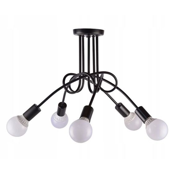 TOOLIGHT hängande taklampa 5392252 5 PARADISE Svart 70x70x40cm