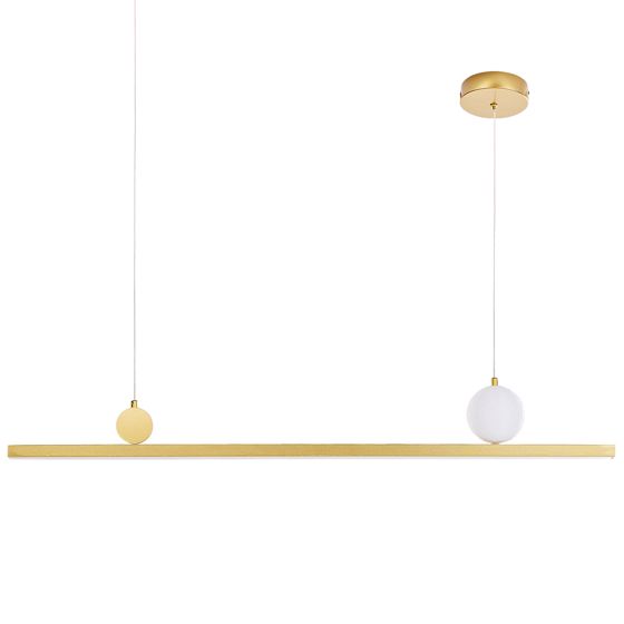 LED-pendellampa ALWAND Metall Guld