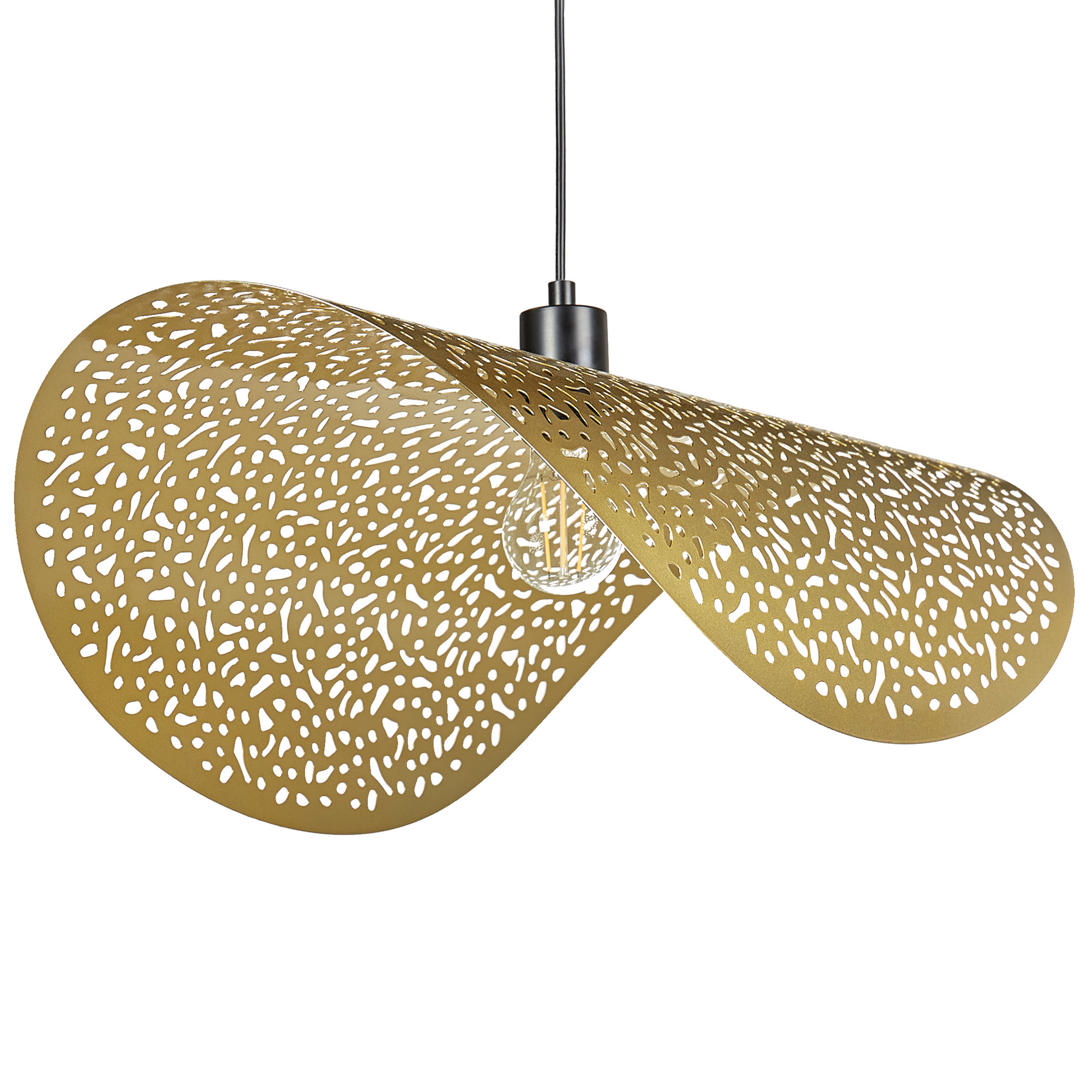 Pendellampa KRISHNA Metall Guld