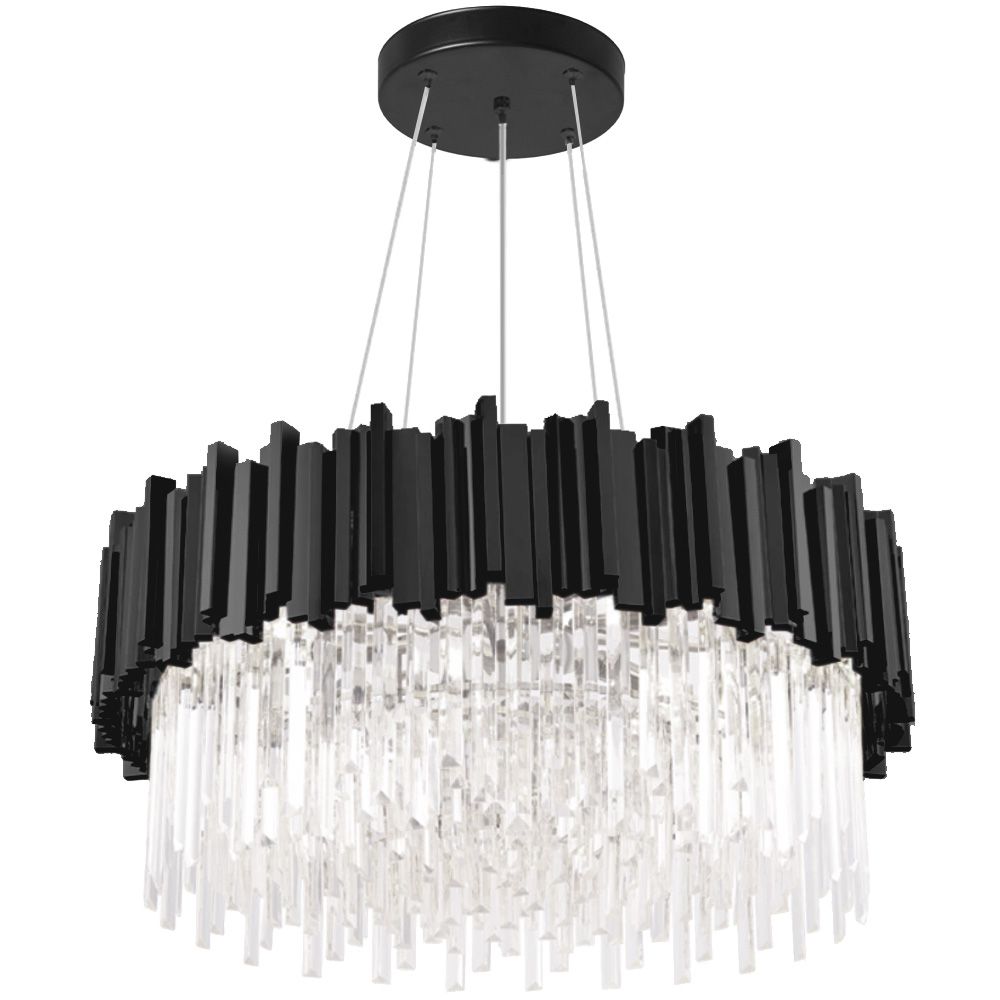 TOOLIGHT hängande taklampa APP1481-1C Svart 40x40x13,5cm