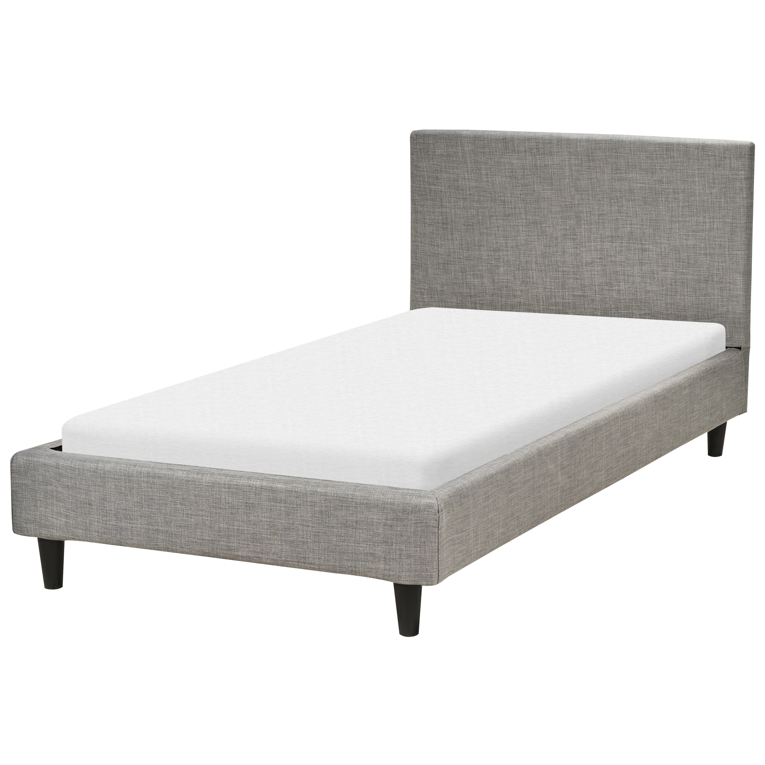 Säng med lamellram FITOU 90 x 200 cm Ljusgrå