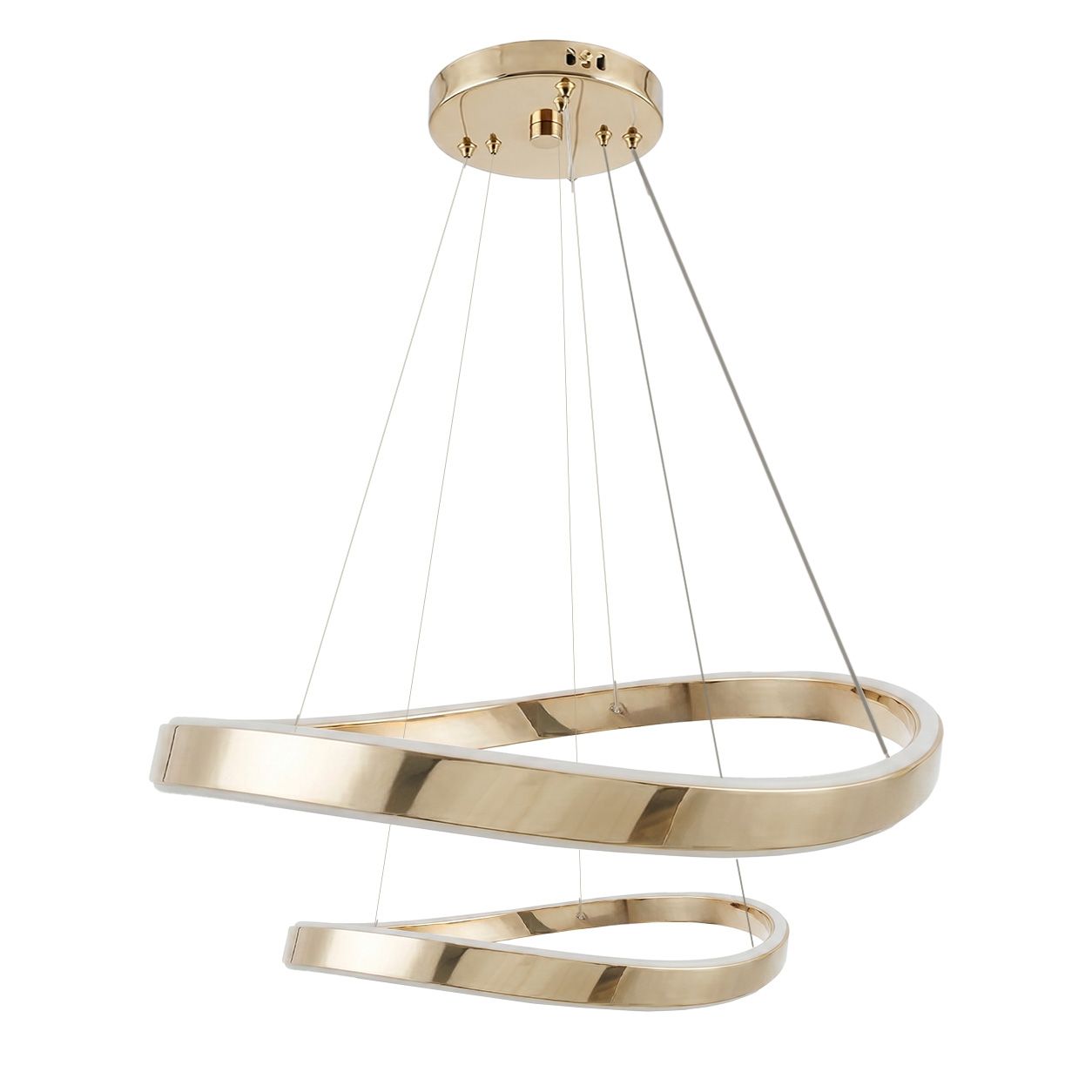 TOOLIGHT hängande taklampa SWE063-CP Guld 60x60x5cm