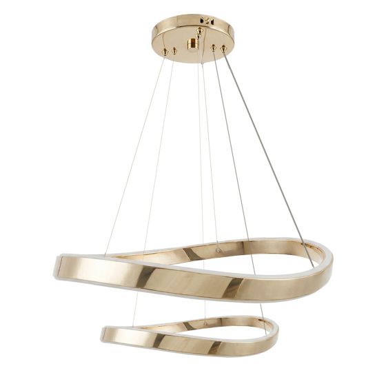 TOOLIGHT hängande taklampa SWE063-CP Guld 60x60x5cm