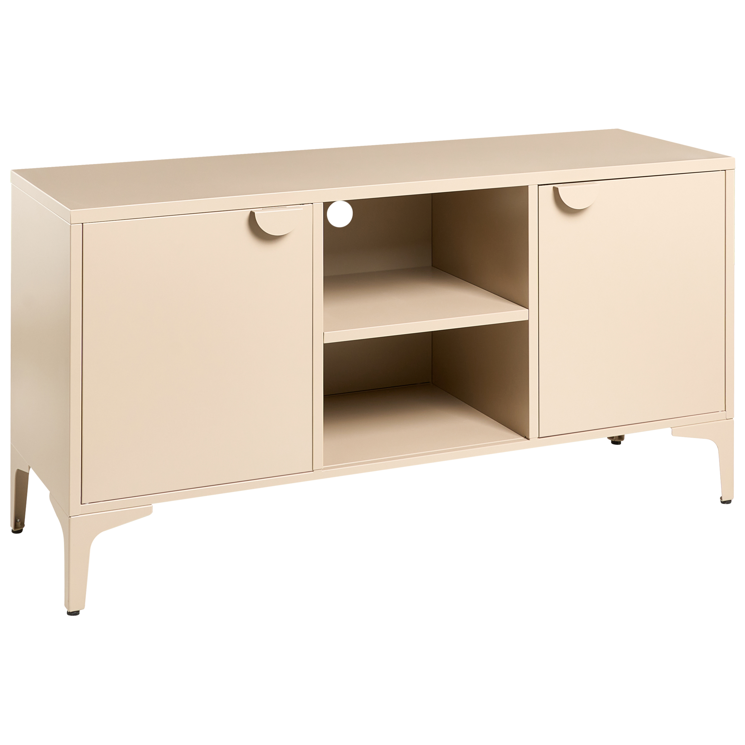 TV-bänk ARDURA Metall Beige