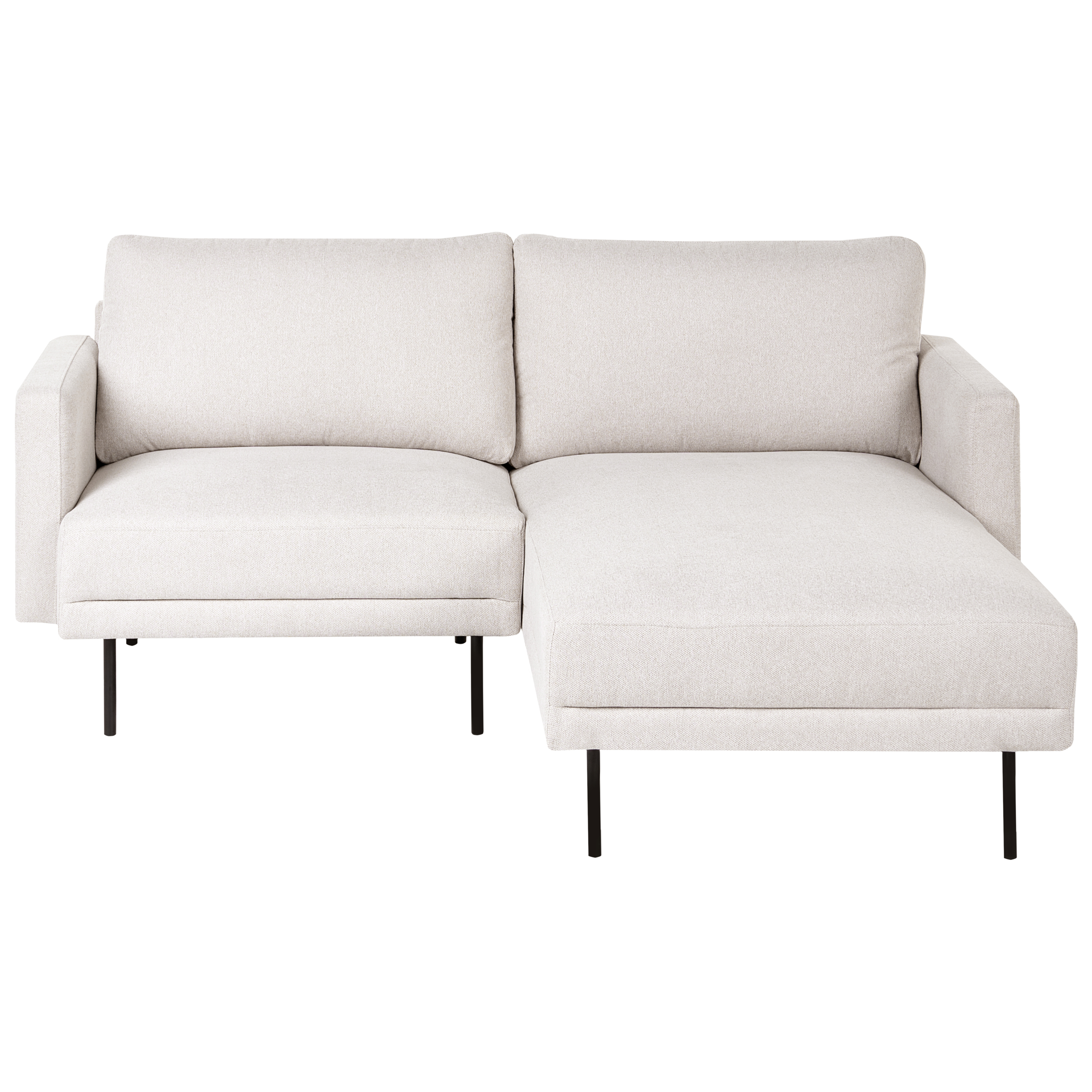Hörnsoffa 2-sits BREDA Ljusbeige Vänstervänd