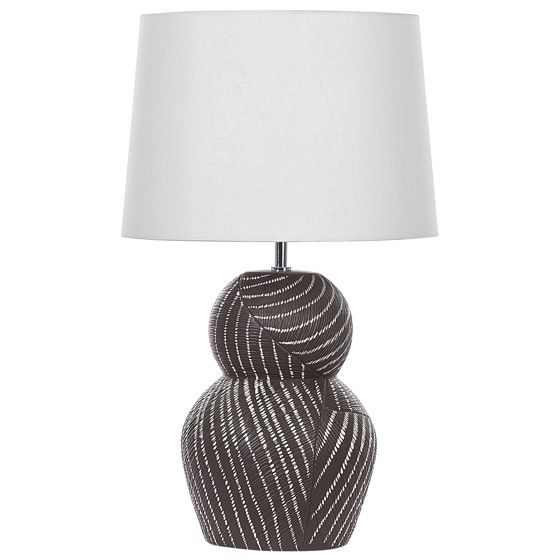 Bordslampa GUAPORE Keramik Svart