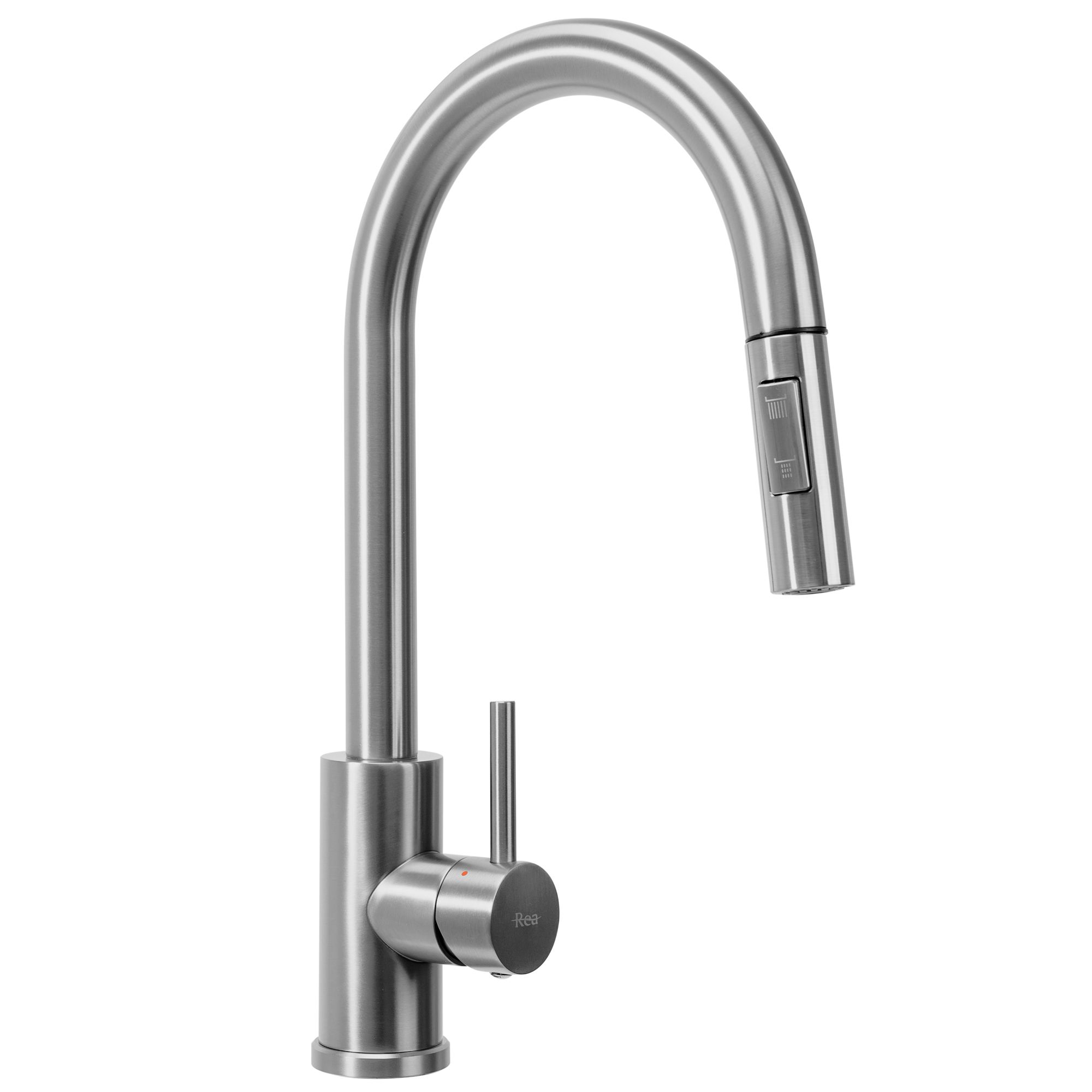 REA Köksblandare FRESH Borstad Nickel, 25,5x5,5x39,5cm