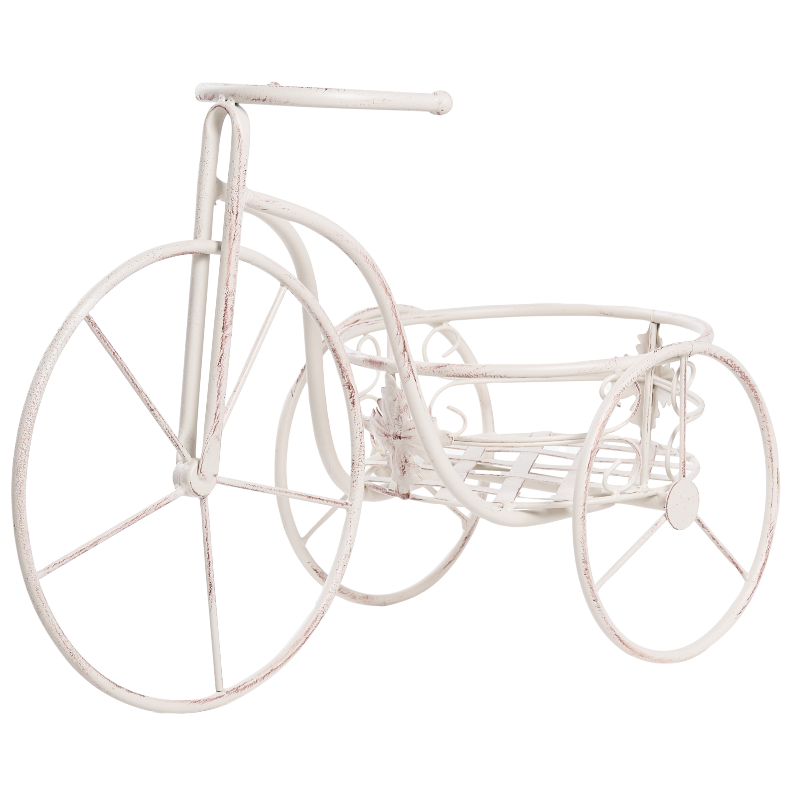 Växtställ Cykel HAREBELL 52 cm Metall Off-White