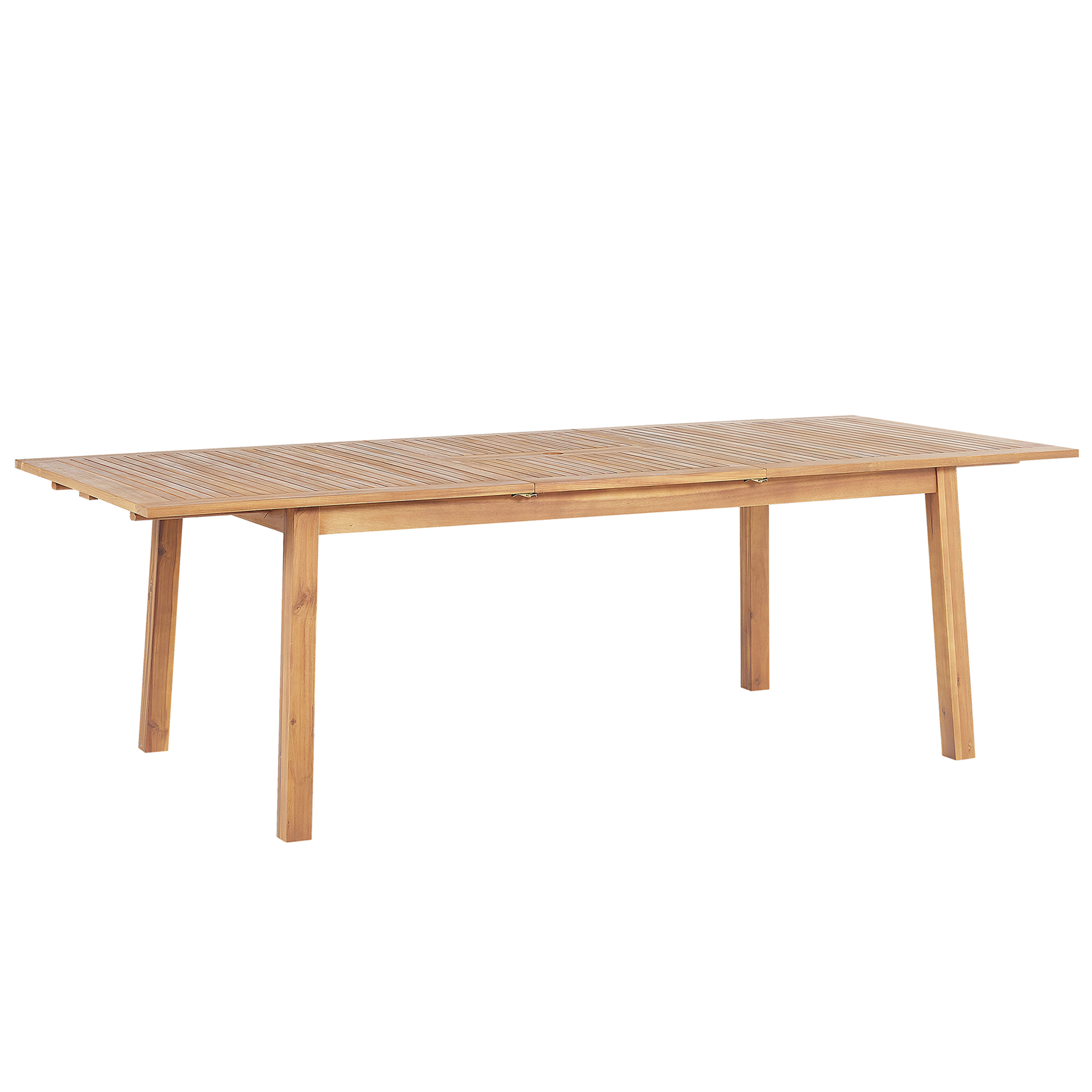 Utdragbart trädgårdsmatbord CESANA 180/240 cm 100 cm Akaciaträ Ljusbrun