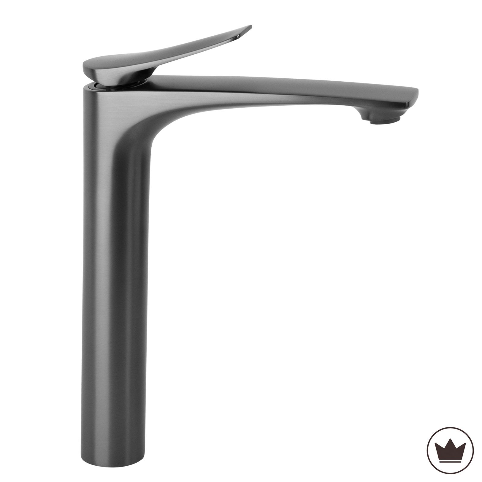 REA Tvättställsblandare Vision Hög Titan, 15x4,2x26,5cm