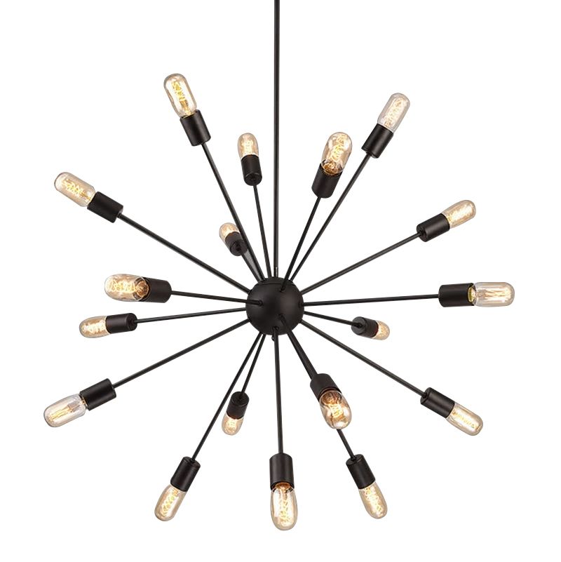TOOLIGHT hängande taklampa APP259-18C Svart 77x77x85cm
