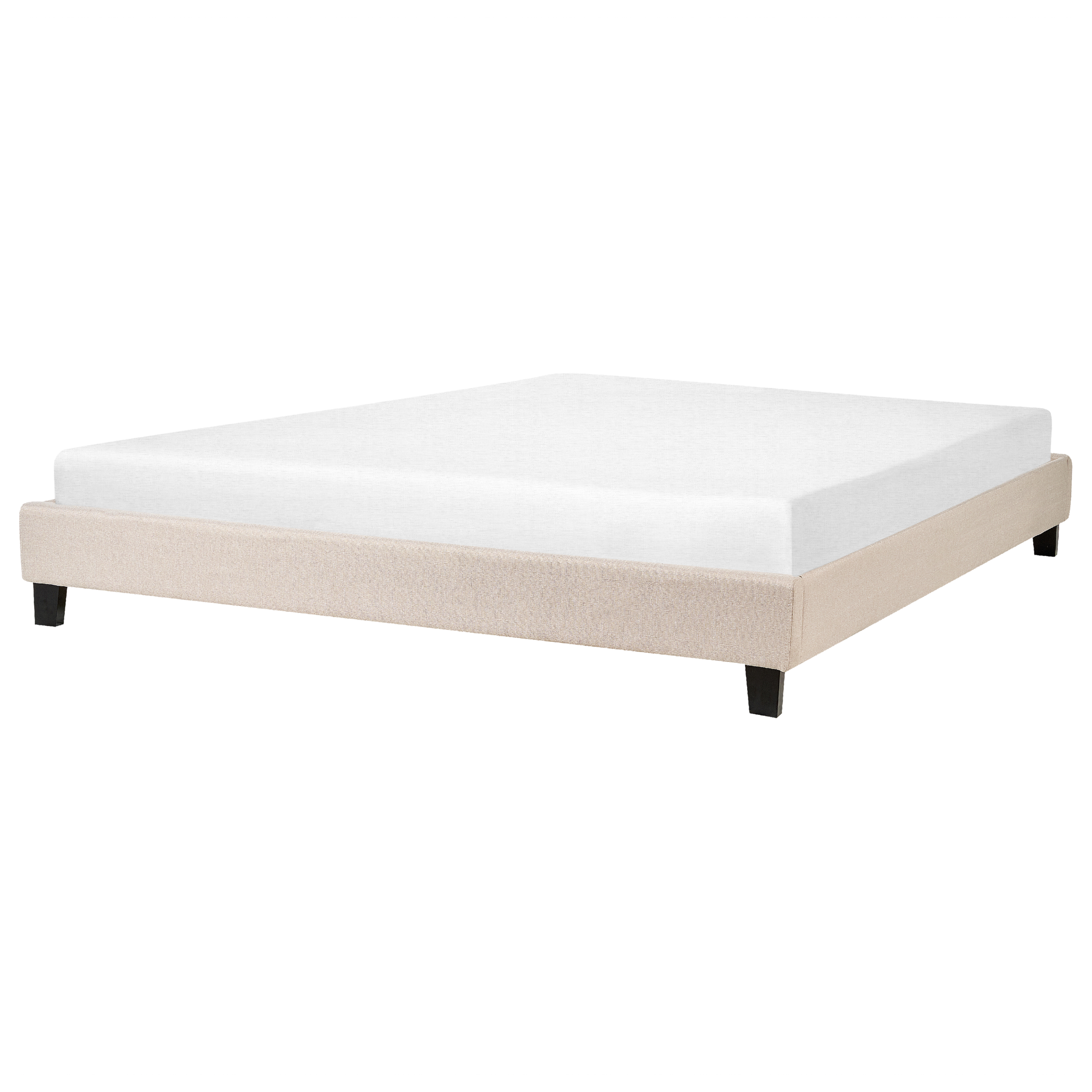 Säng utan huvudgavel ROANNE 180 x 200 cm Beige