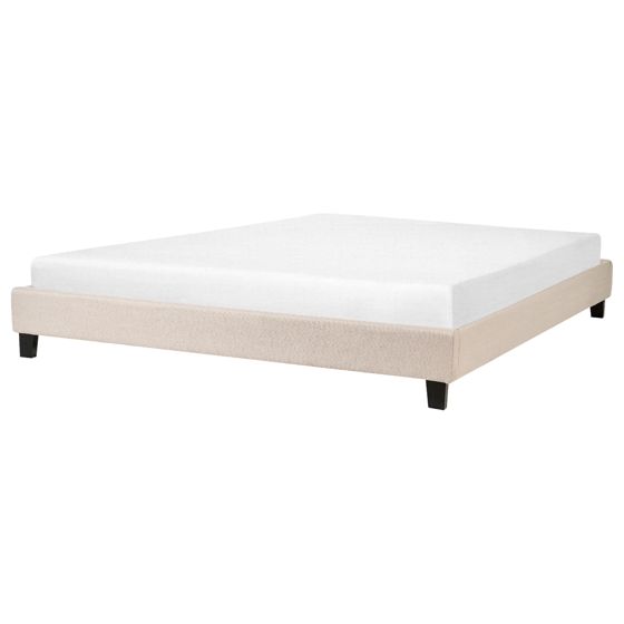 Säng utan huvudgavel ROANNE 180 x 200 cm Beige