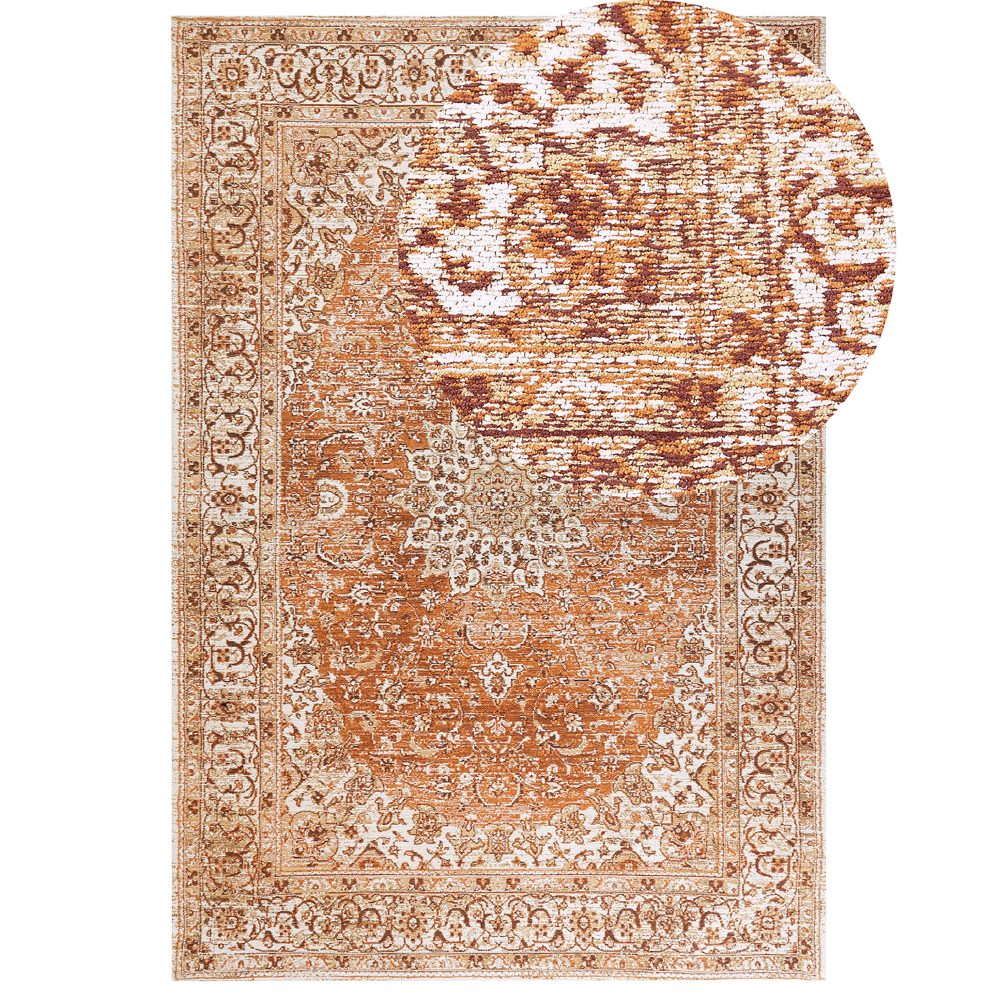 Matta HAYA Orange 160 x 230 cm Bomull