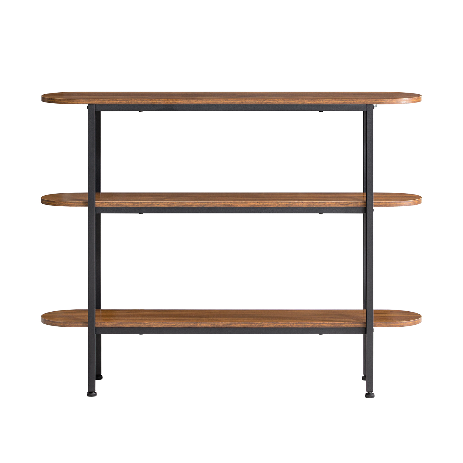 SoBuy Avlastningsbord, Sidobord med 2 nivåer, hall entrébord med hylla, förvaringshyllor, FSB67-WS