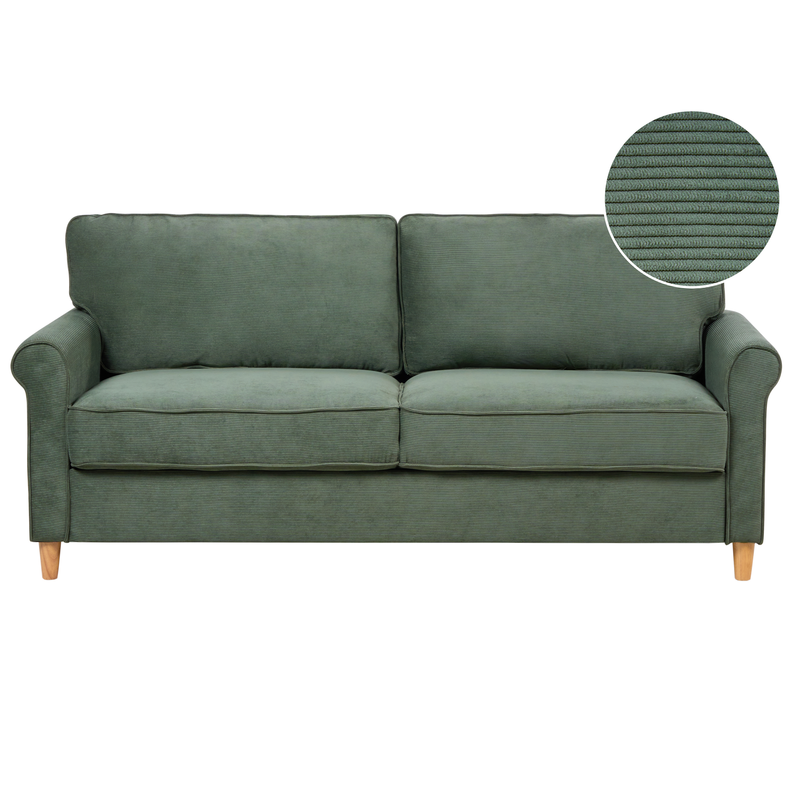 Soffa 3-sits RONNEBY Manchester Mörkgrön