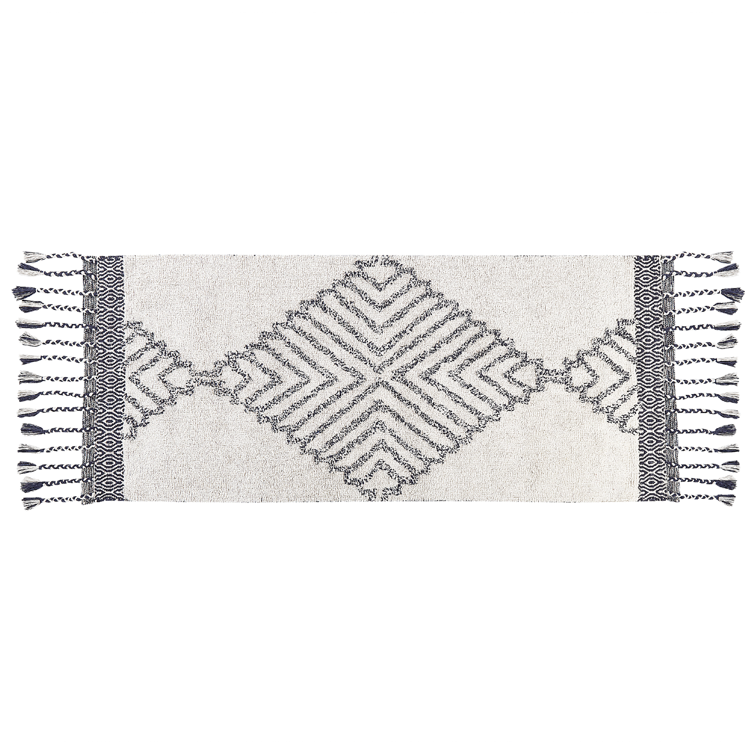Matta ERAY Ljusbeige 80 x 150 cm Bomull