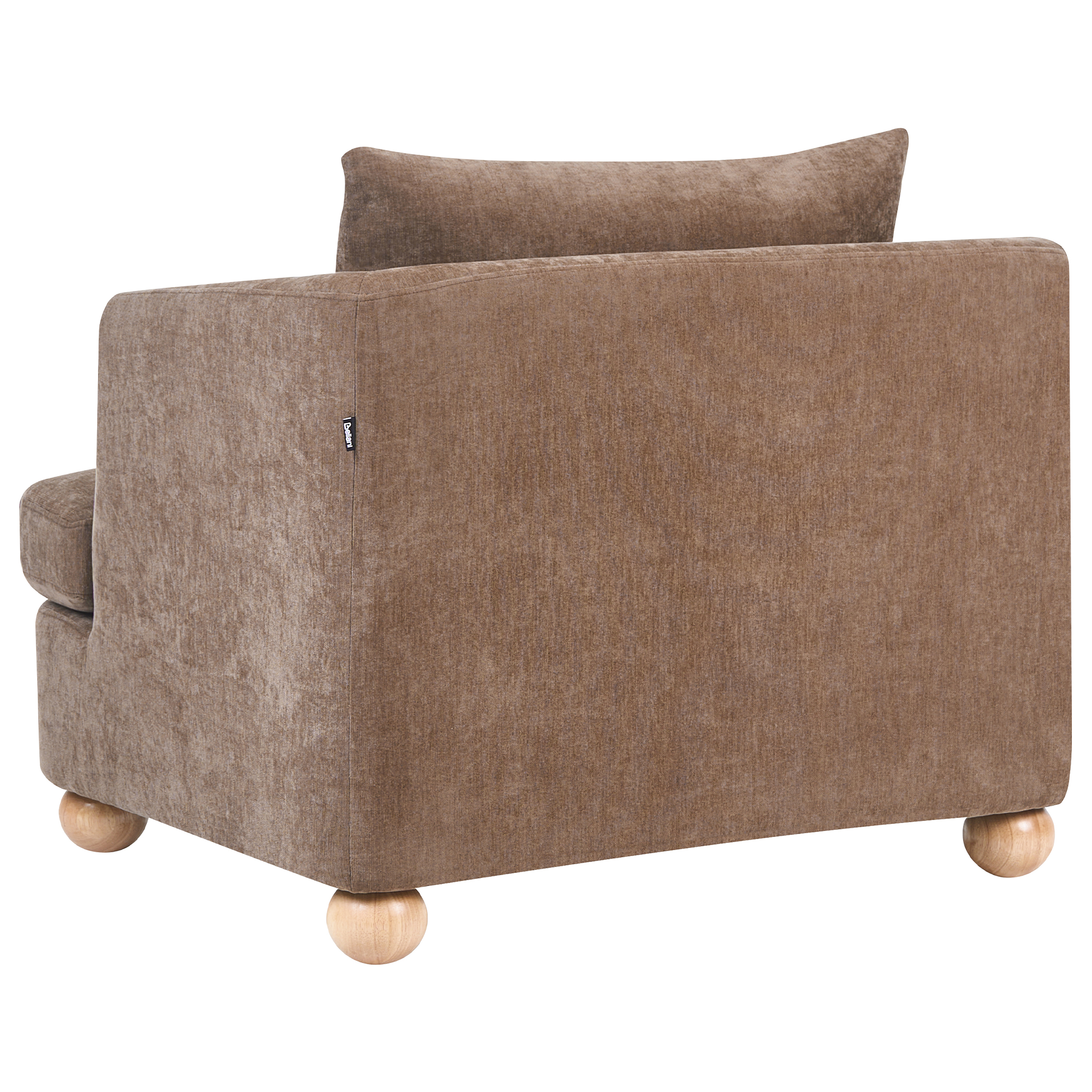 Fåtölj RATTVIK Chenille Brun