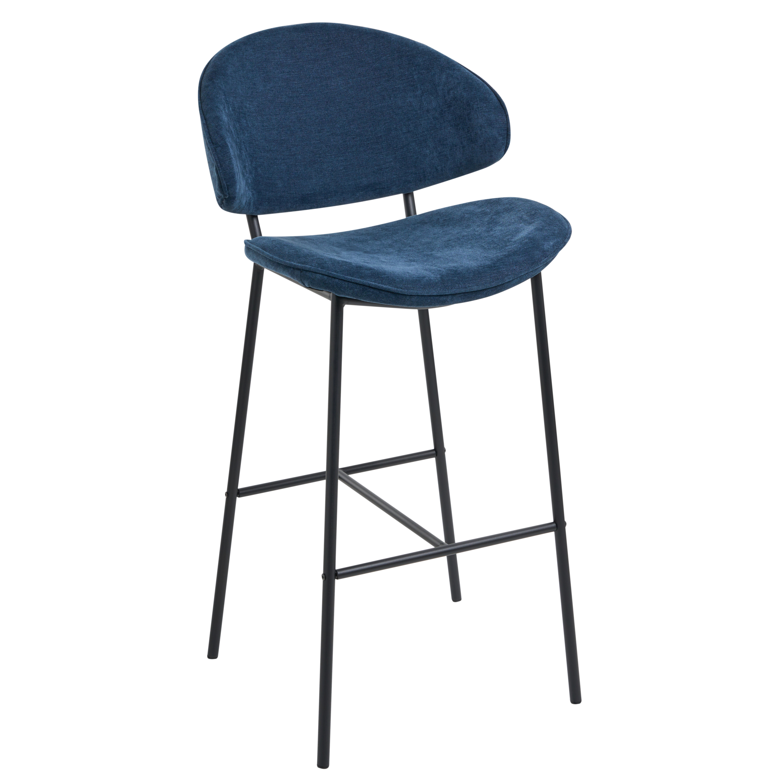 Set med 2 barstolar KIANA Marinblå
