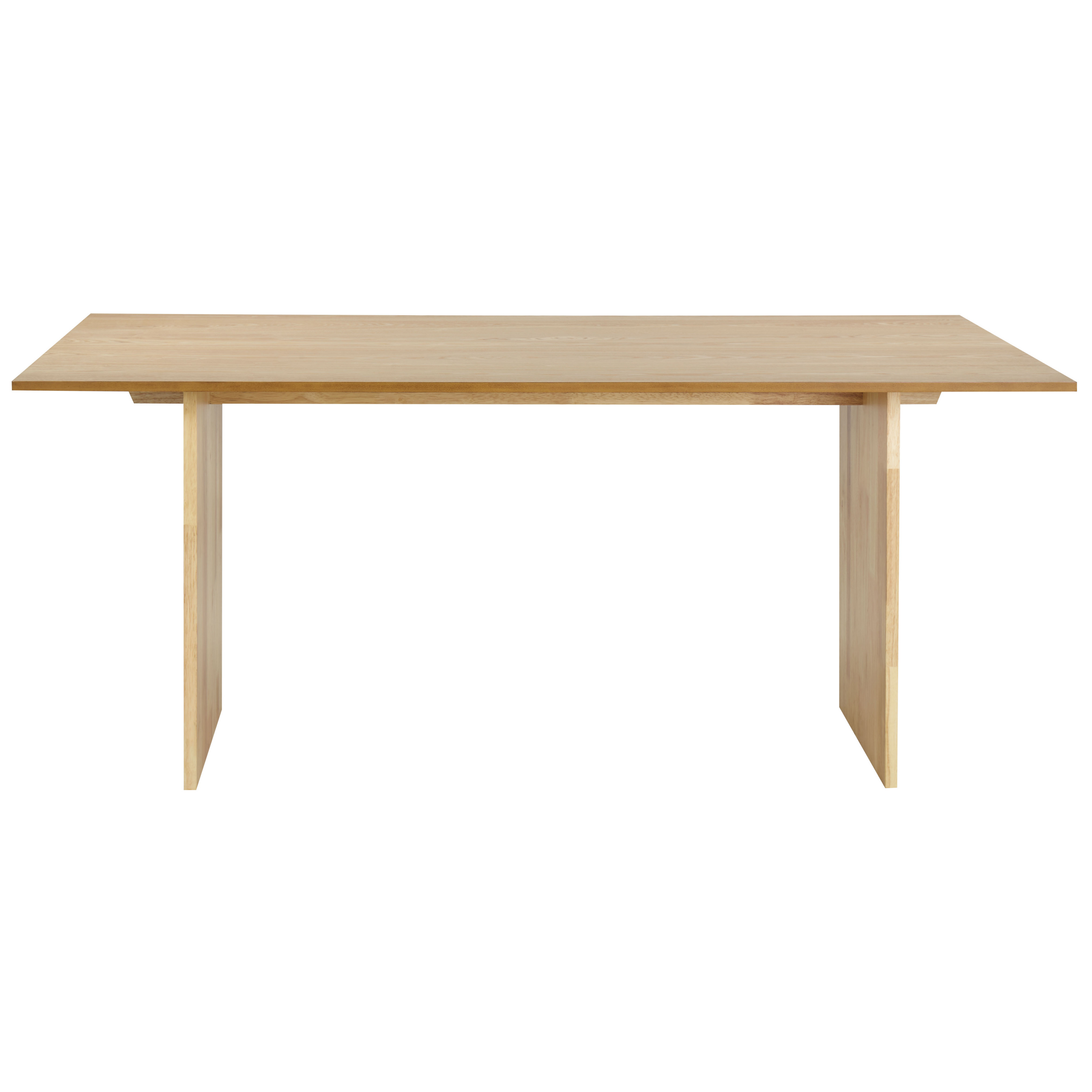 Matbord MOORA Naturlig askfanér 180 cm 90 cm
