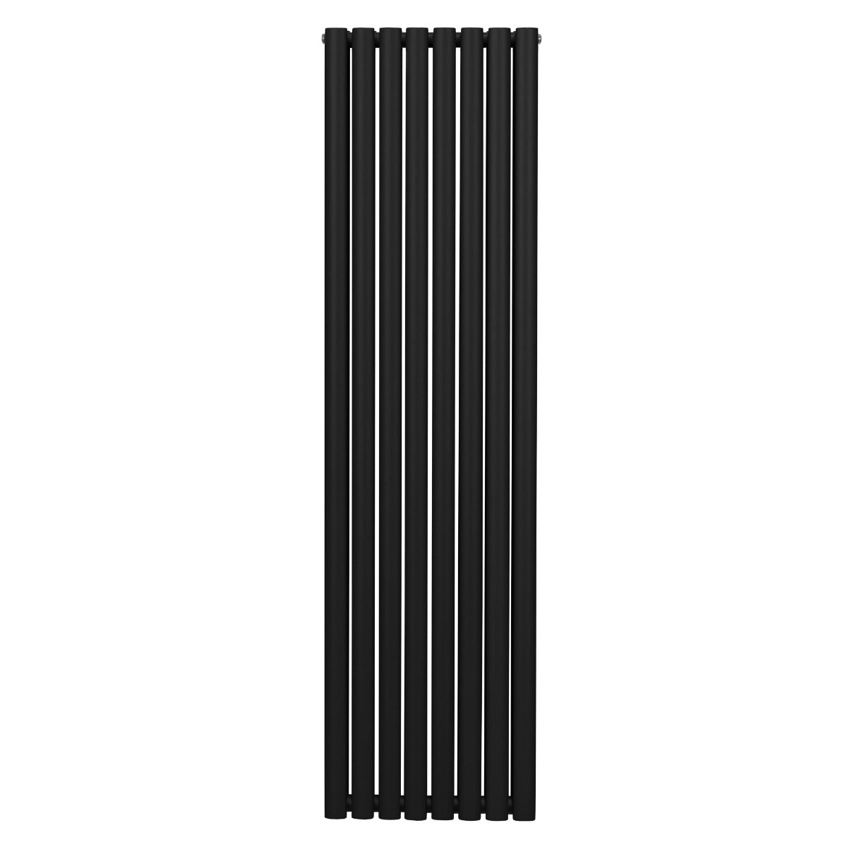 Oval kolumnradiator – 1800 mm x 480 mm – Svart