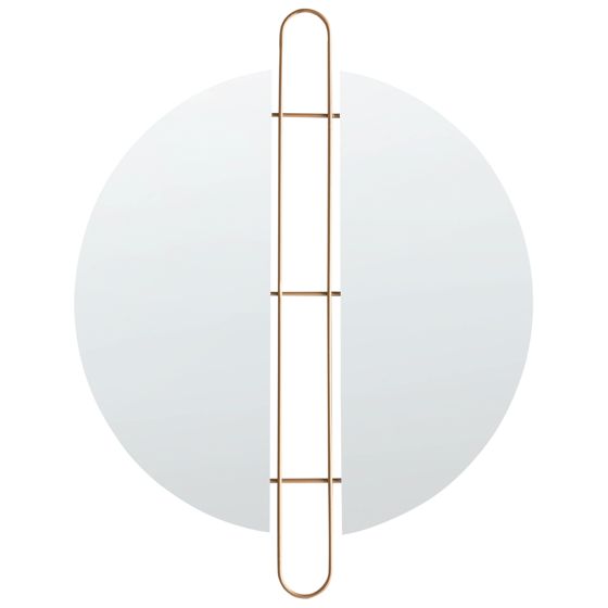 Väggspegel ATTIN 52 cm 65 cm Guld