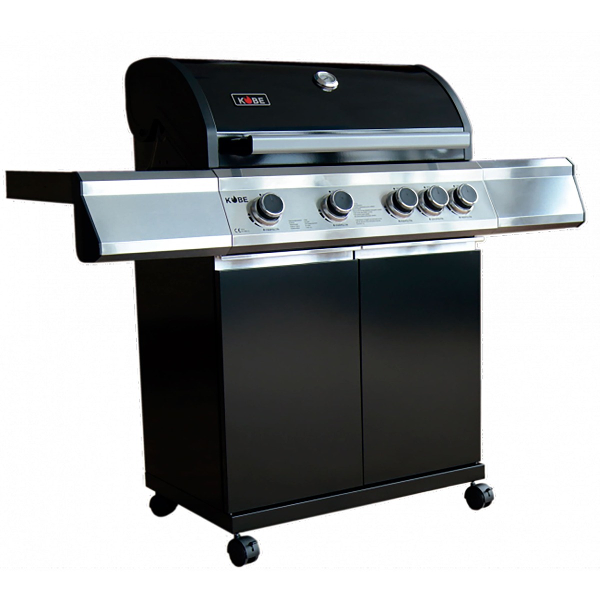 KOBE Gasolgrill STYLE BLACK 2023 4+1