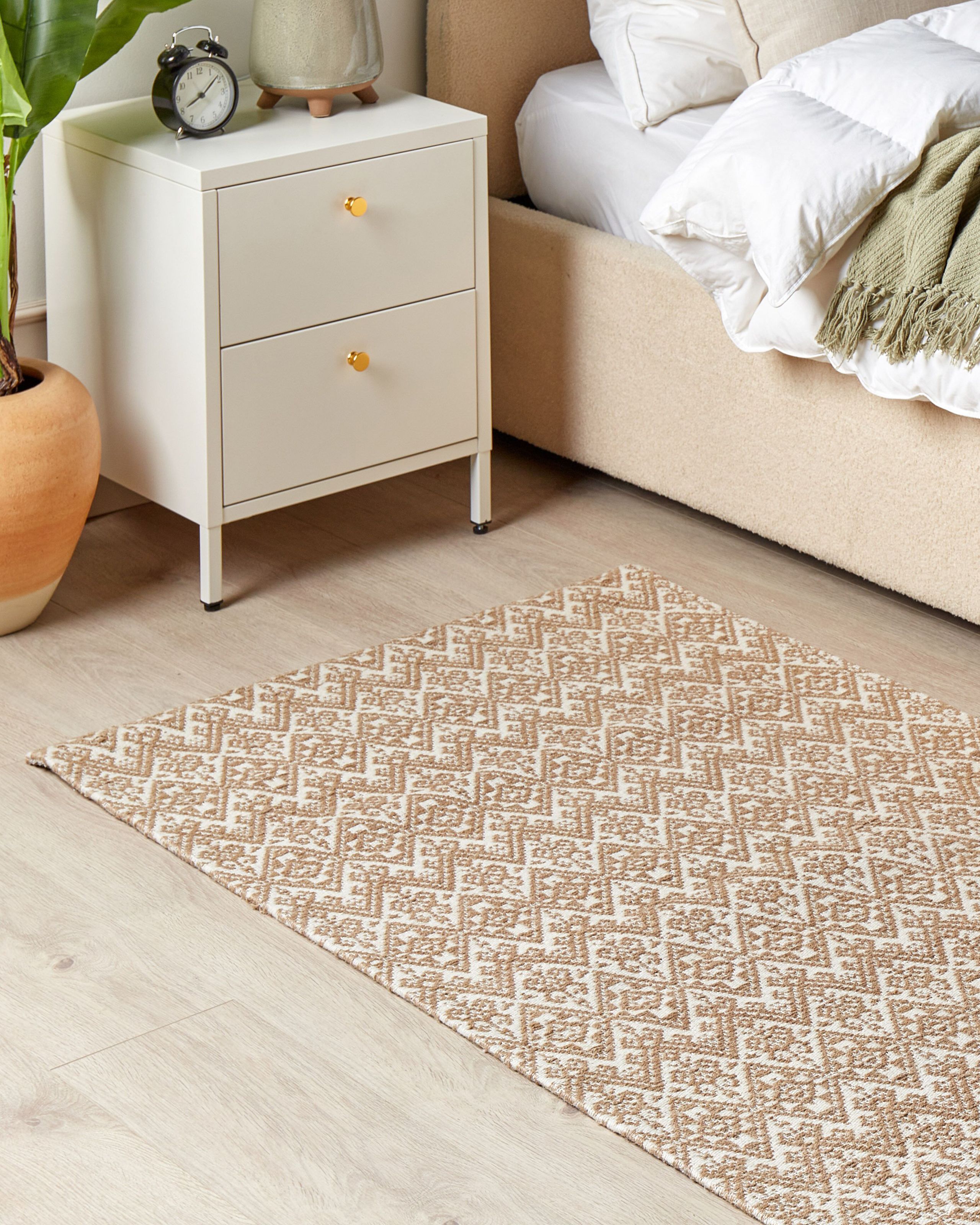 Matta ATIMA Beige 80 x 150 cm Jute