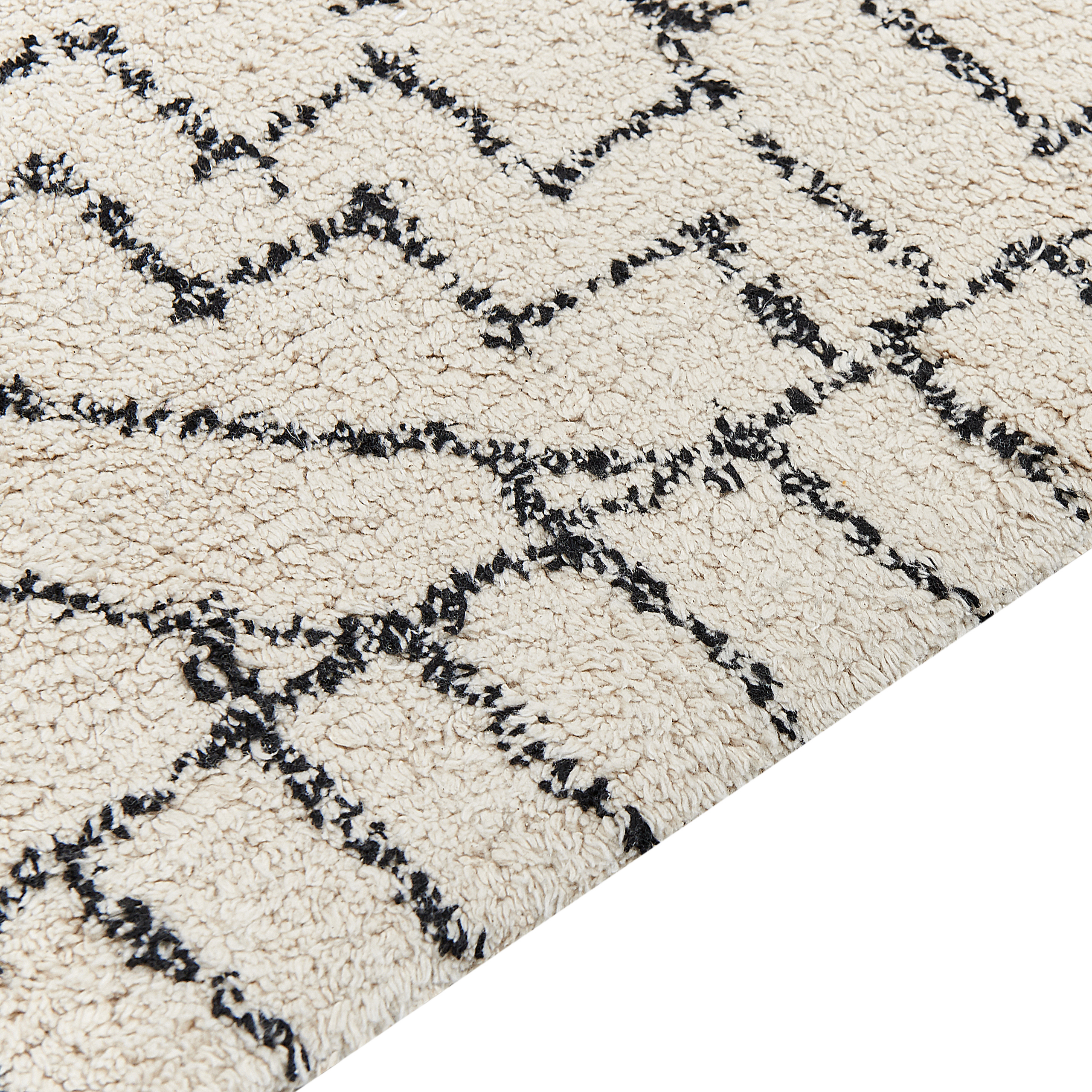 Matta ZEYNE Beige 140 x 200 cm Bomull