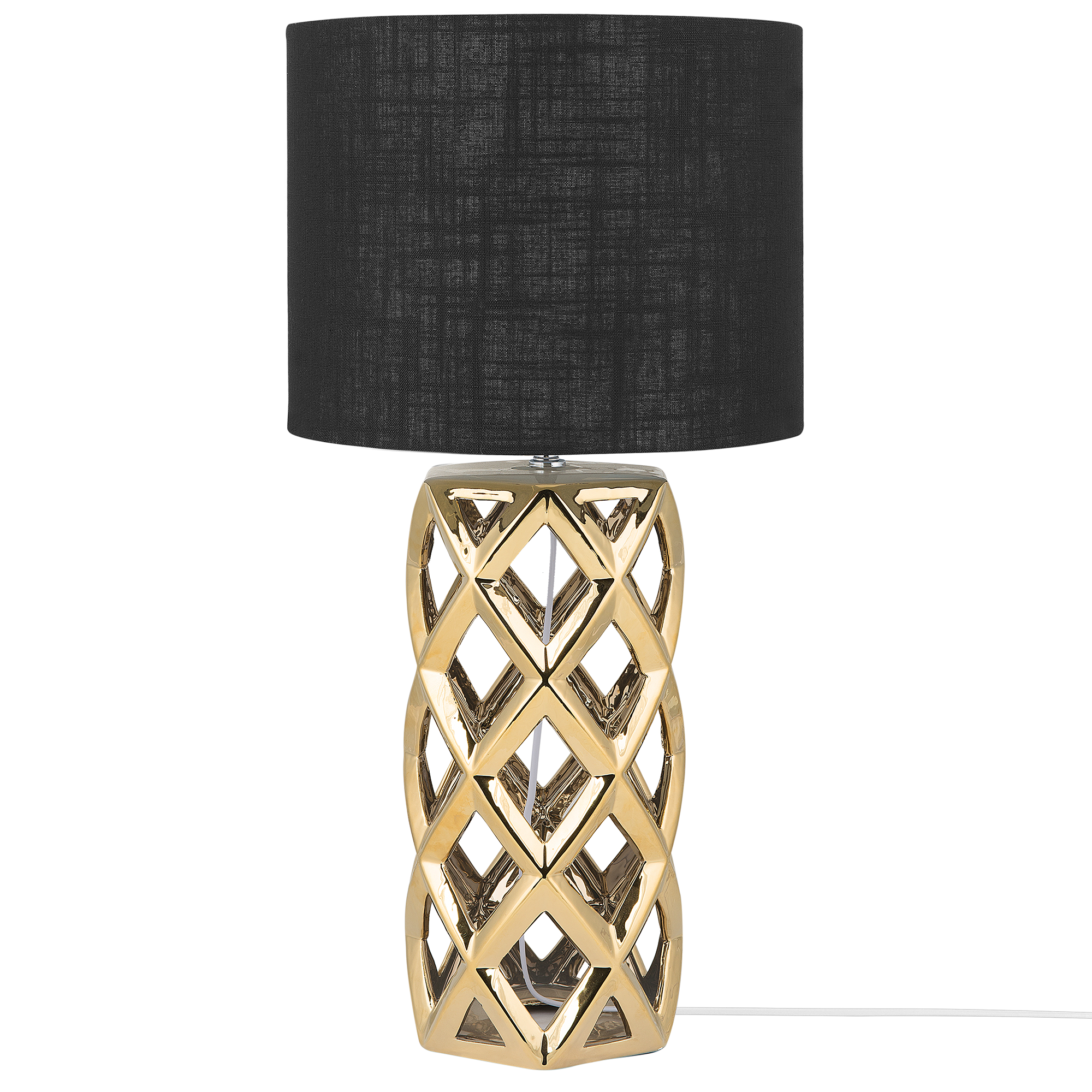 Bordslampa SELJA Keramik Guld