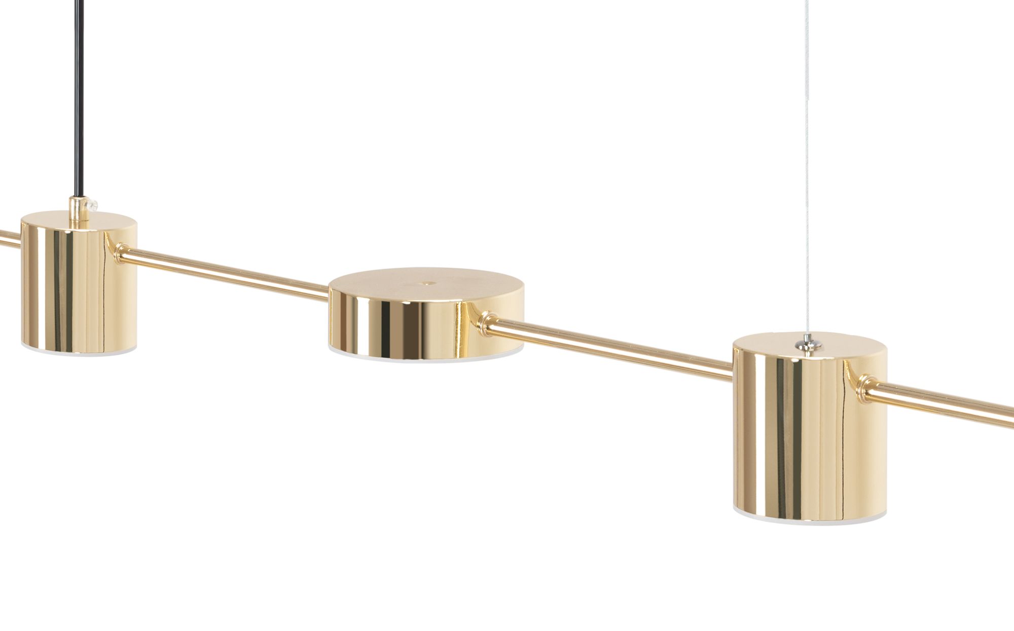 TOOLIGHT hängande taklampa LED APP929-5CP Guld 115x10x7,5cm