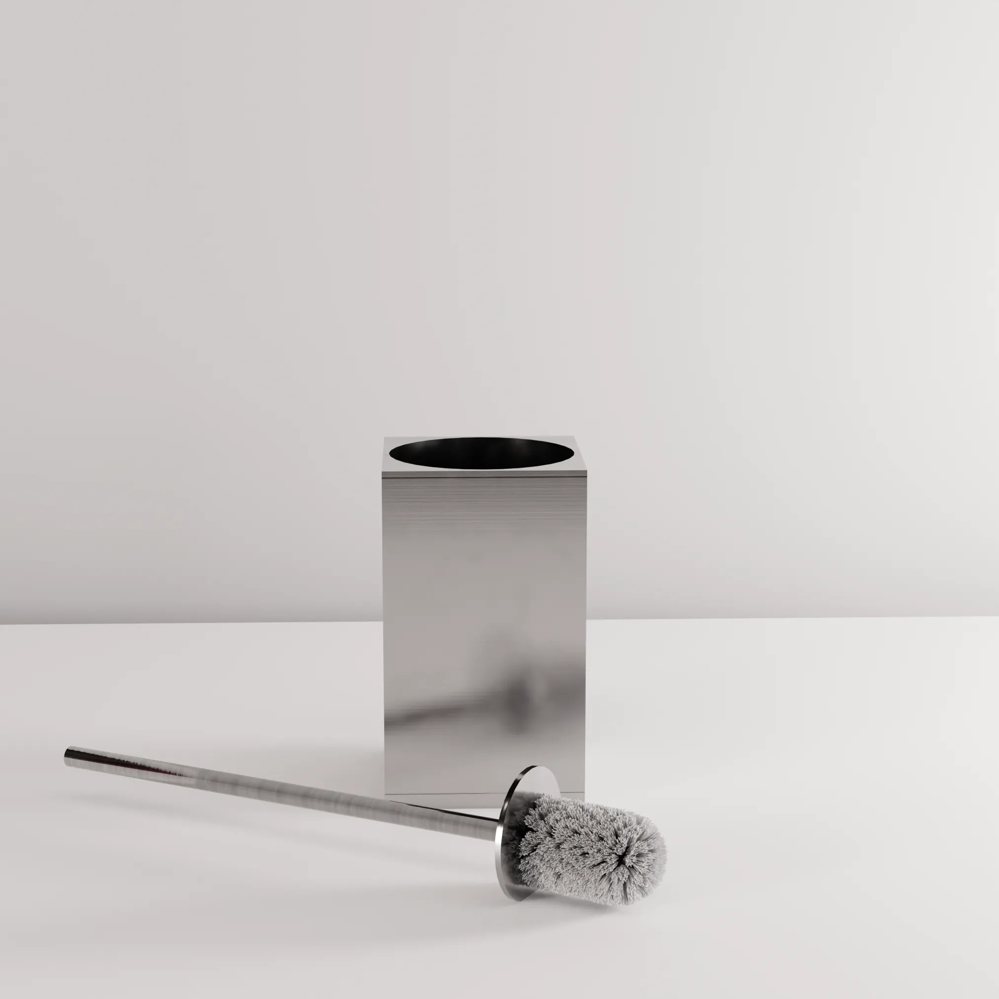 REA Toalettborste B110 Borstat Stål, 8x8x39cm