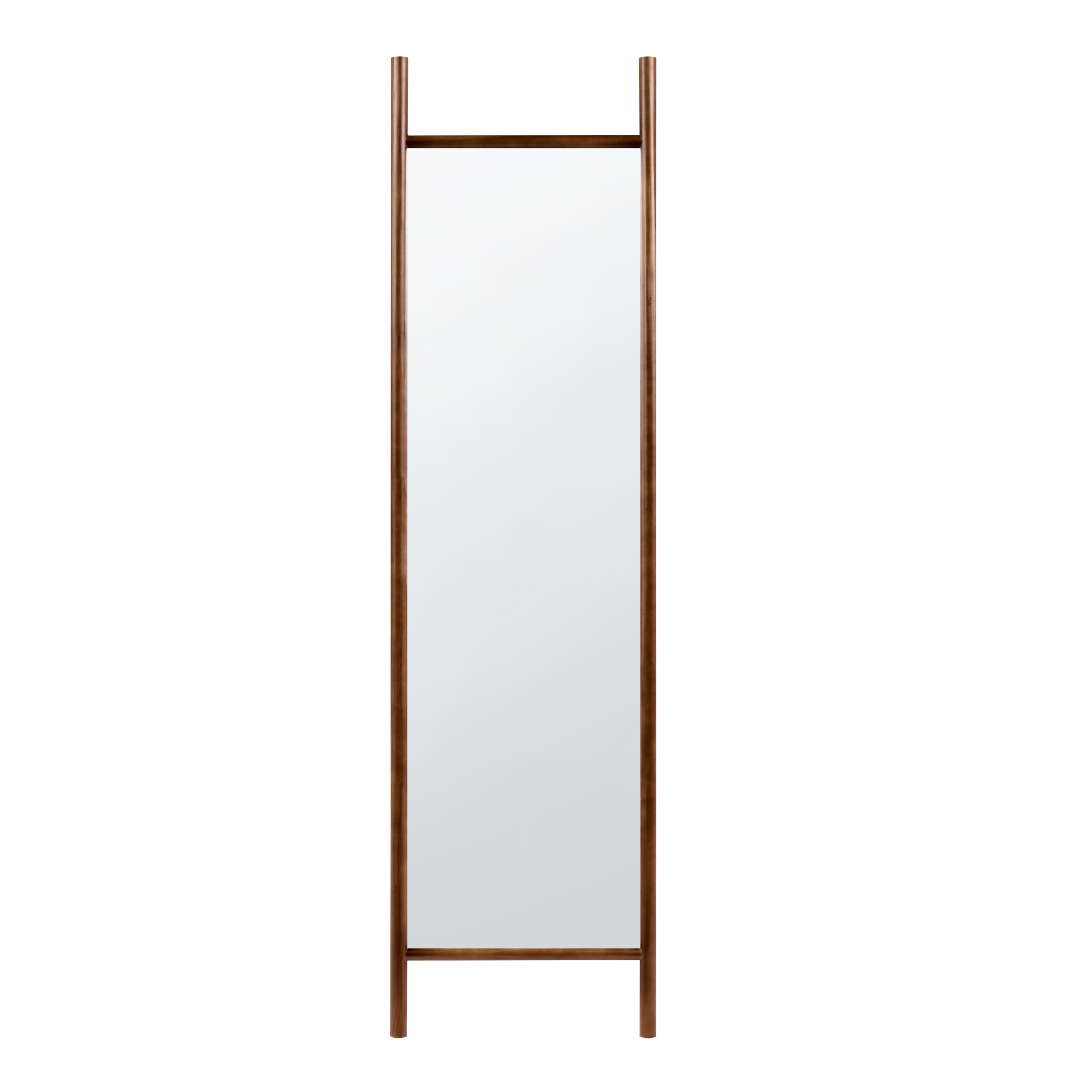 Väggspegel BELLEAU 52 cm 190 cm Mörkbrun