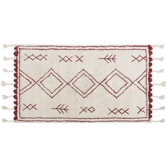 Matta KENITRA Off-White 80 x 150 cm Bomull