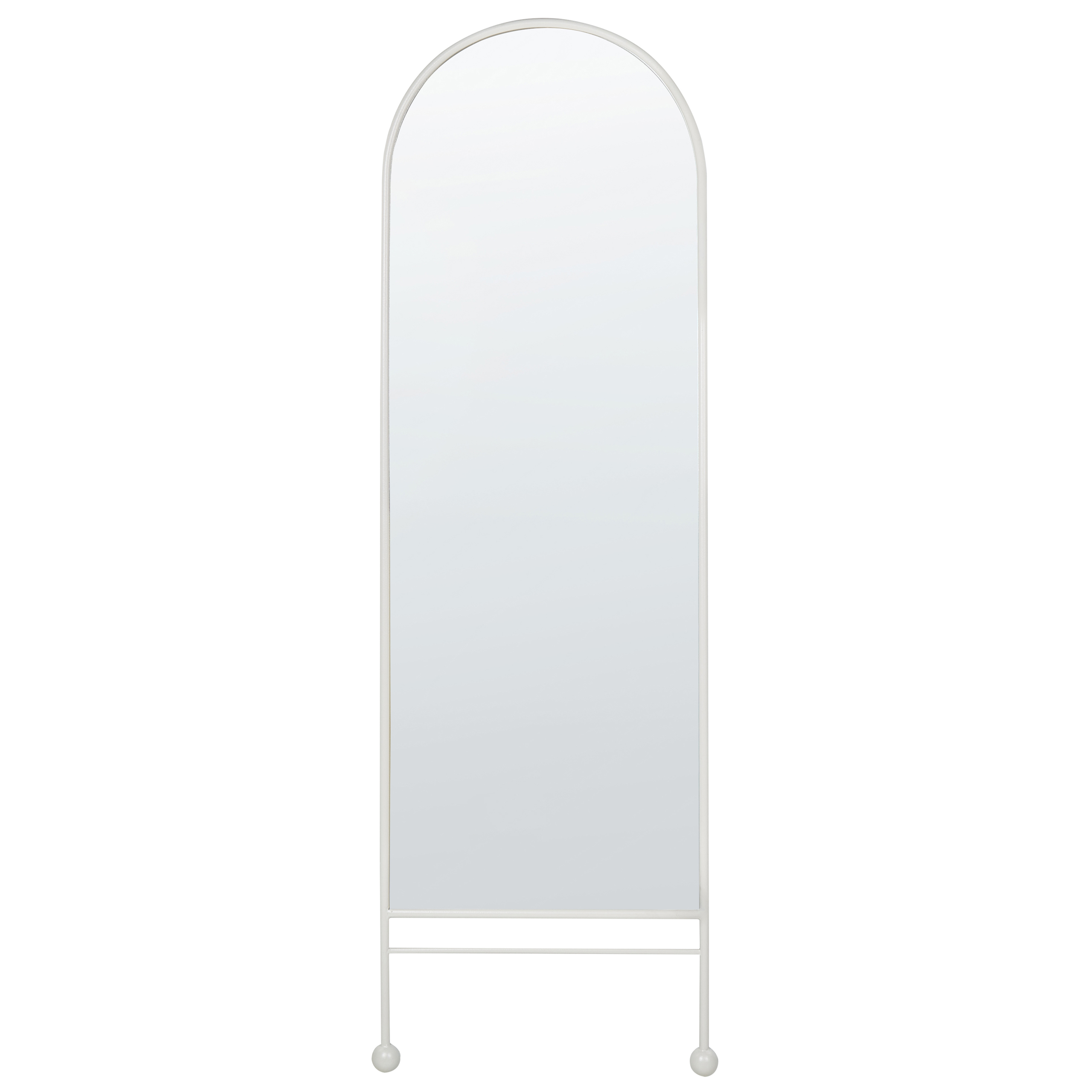 Väggspegel JARNAGES 45 cm 145 cm Metall Vit