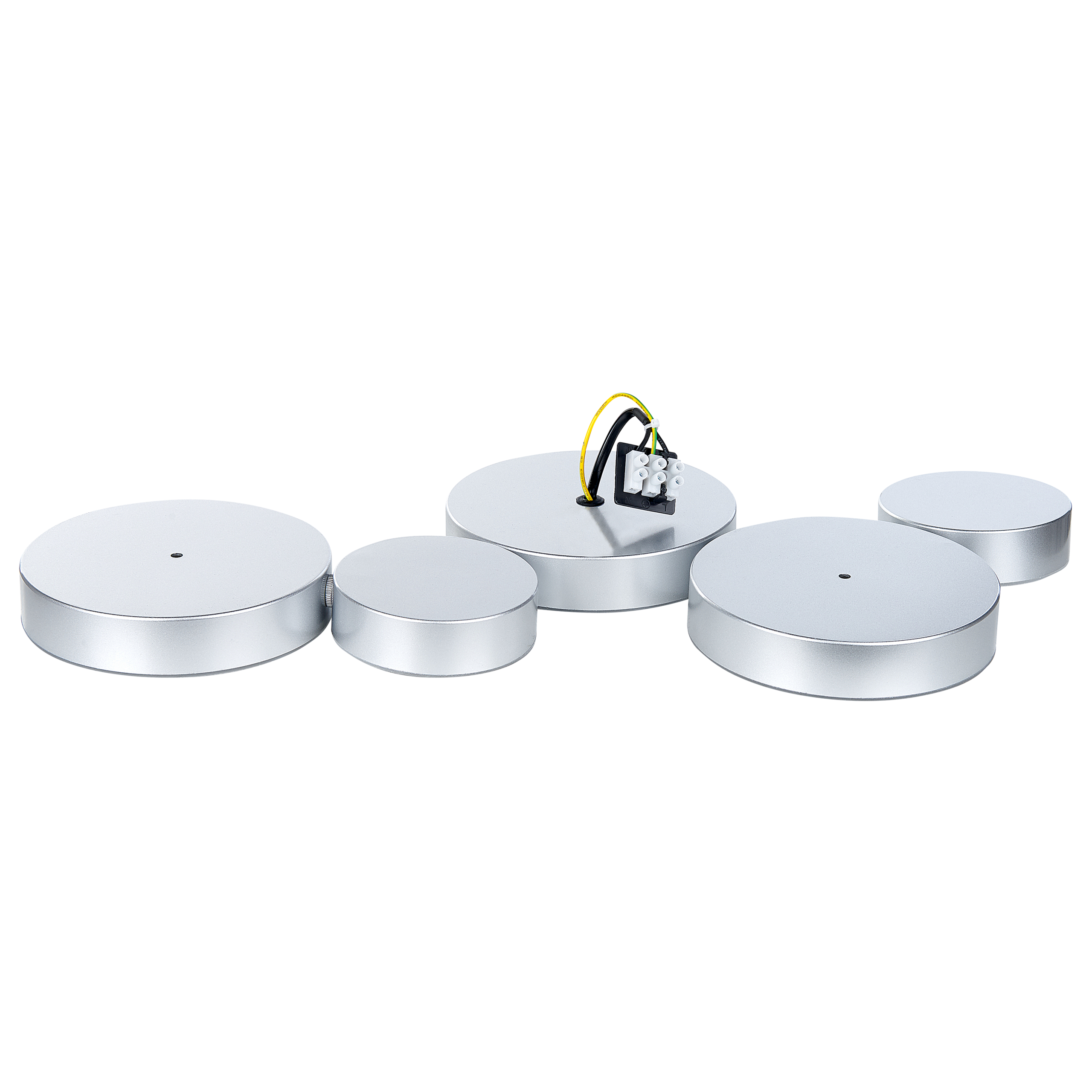 LED-taklampa LUGA Metall Silver