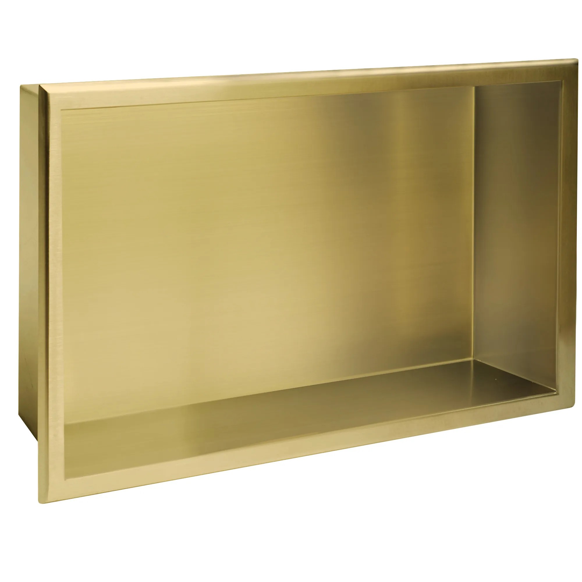 REA Inbyggd Badrumshylla 8 30x45x10 Borstat Guld, 10x45x30cm